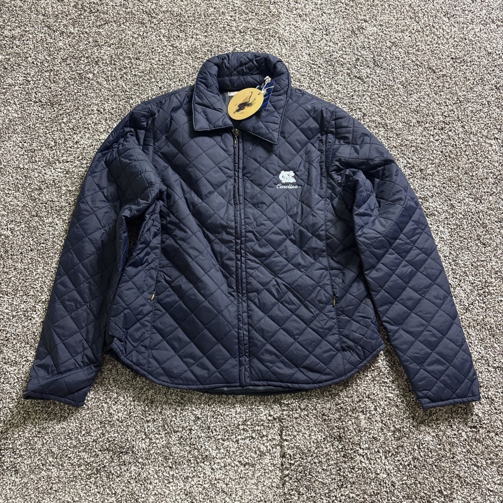 North Carolina Tarheels Women's Lady Vesi Quilted Full Zip Puffer Jacket Size S